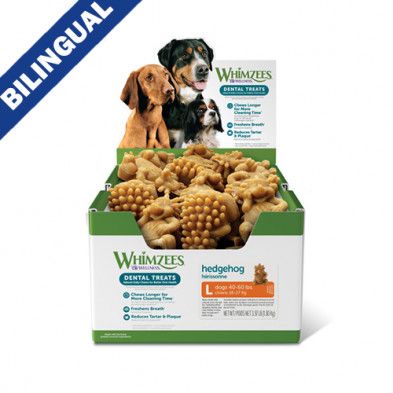 Whimzees Hedgehog Large Dental Chew For Dogs
