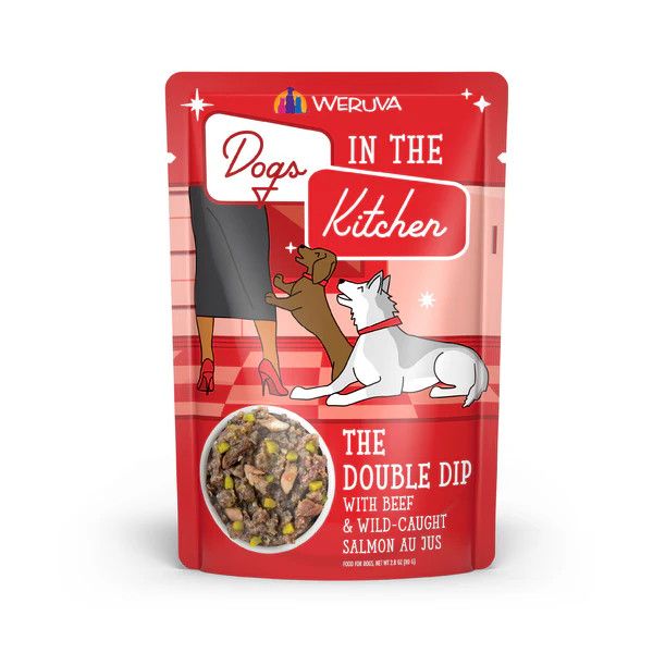 Weruva The Double Dip Beef and Salmon Au Jus Wet Dog Food 2.8 oz