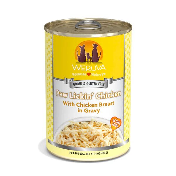 Weruva Paw Lickin&#39; Chicken in Gravy Canned Dog Food 14 oz
