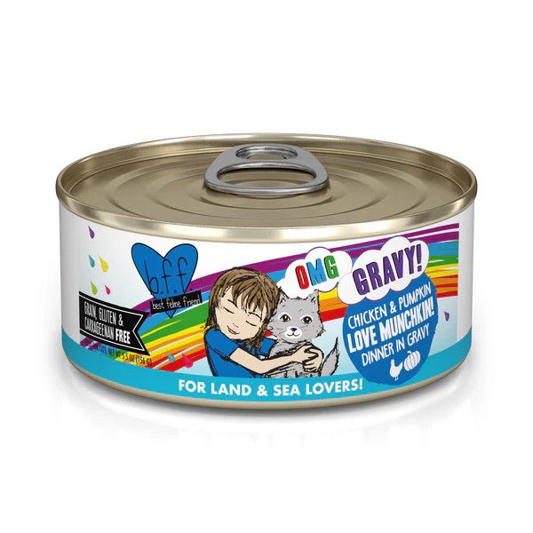 Weruva OMG Love Munchkin! Chicken and Pumpkin Canned Cat Food 5.5 oz