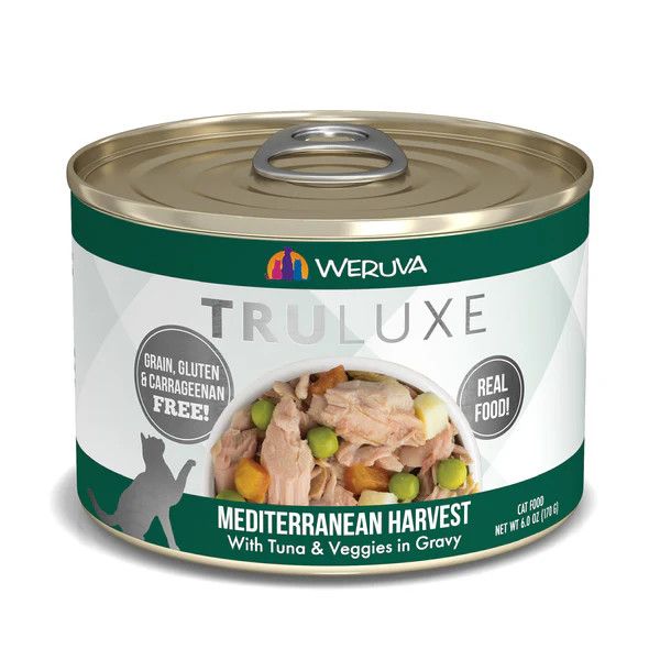 Weruva Mediterranean Harvest White Tuna with Veg Canned Cat Food 6 oz
