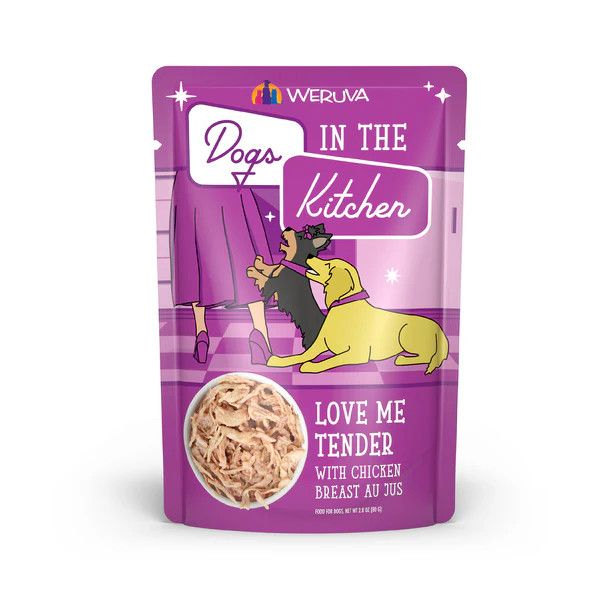 Weruva Love me Tender Chicken Breast Au Jus Wet Dog Food 2.8 oz