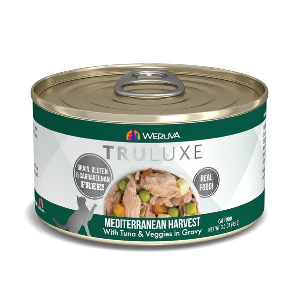 Weruva Mediterranean Harvest White Tuna with Veg Canned Cat Food 3 oz
