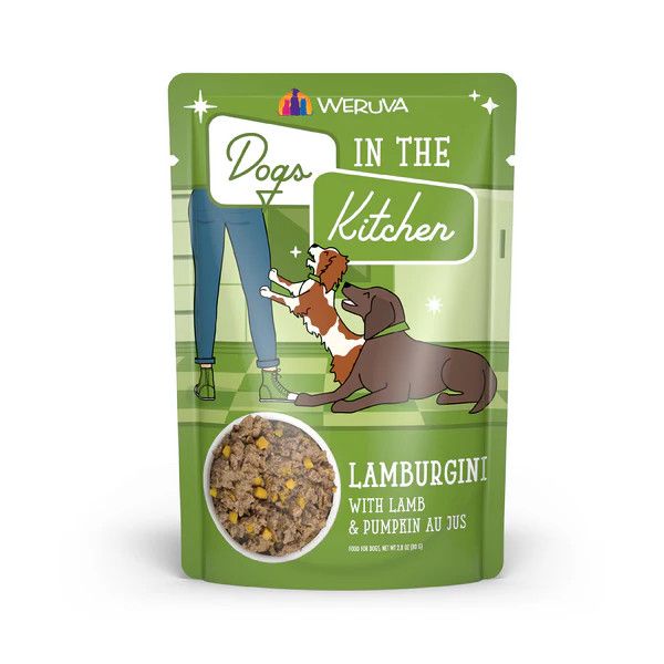 Weruva Lamburgini Lamb with Mackerel and Pumpkin Au Jus Wet Dog Food 2.8 oz