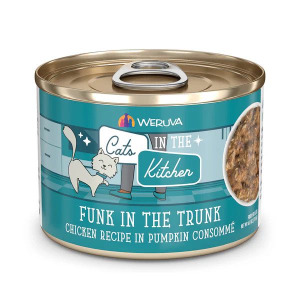 Weruva Funk in the Trunk Chicken and Pumpkin Canned Cat Food 6 oz