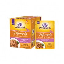 Wellness Healthy Indulgence Morsels Salmon and Tuna Wet Cat Food 3 oz