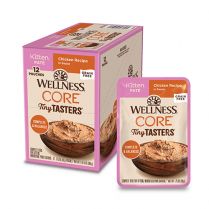 Wellness Core Tiny Tasters Kitten  Chicken Recipe in Sauce Wet Cat Food 1.75 oz
