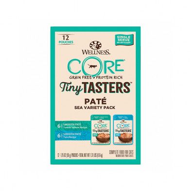 Wellness Core Tiny Tasters Pate Sea Variety Pack 12 x 1.75 oz