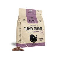 Vital Essentials Frozen Raw Turkey Entree Mini Patties Cat Food 28 oz