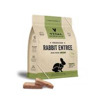 Vital Essentials Frozen Raw Rabbit Entree Dog Food Patties 6 lbs
