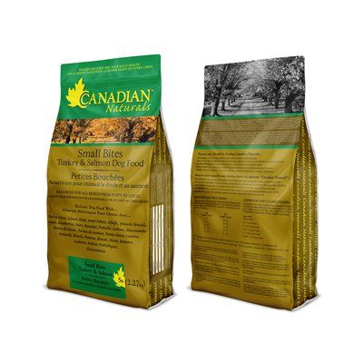 Canadian Naturals Dog Small Bites Turkey &amp; Salmon 30LB