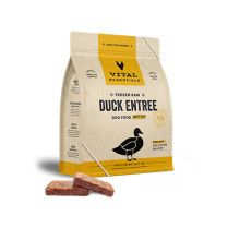 Vital Essentials Frozen Raw Duck Entree Dog Food Patties 6 lbs