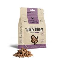 Vital Essentials Freeze-Dried Raw Turkey Entree Dog Food Mini Nibs 5.5 oz