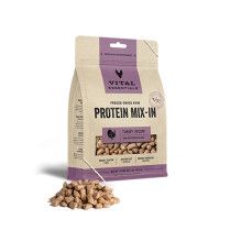 Vital Essentials Freeze-Dried Raw Protein Mix-In Turkey Recipe Mini Nibs Topper for Dogs 6 oz