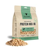 Vital Essentials Freeze-Dried Raw Protein Mix-In Salmon Recipe Mini Nibs Topper for Dogs 18 oz