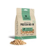 Vital Essentials Freeze-Dried Raw Protein Mix-In Salmon Recipe Mini Nibs Topper for Dog 6 oz