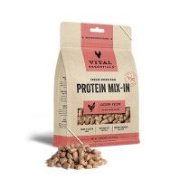 Vital Essentials Freeze-Dried Raw Protein Mix-In Chicken Recipe Mini Nibs Topper for Dogs 6 oz