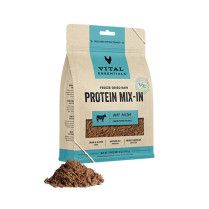 Vital Essentials Freeze-Dried Raw Protein Mix-In Beef Recipe Ground Topper for Dogs 6 oz
