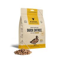 Vital Essentials Freeze-Dried Raw Duck Entree Dog Food Mini Nibs 14 oz