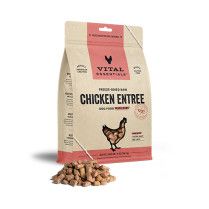 Vital Essentials Freeze-Dried Raw Chicken Entree Dog Food Mini Nibs 14 oz