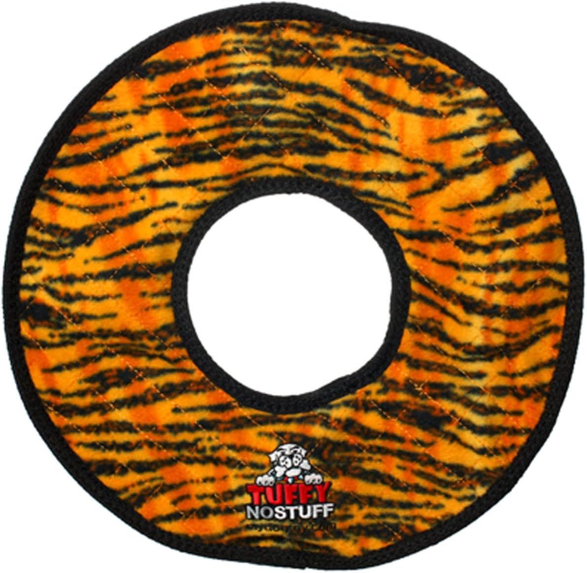 Tuffy Mega Ring No Stuffing Tiger