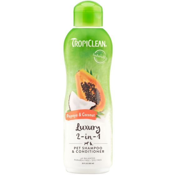 Tropiclean Papaya And Coconut Shampoo Dog 20Oz