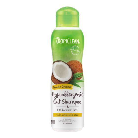 Tropiclean Gentle Coconut Hypoallergenic Shampoo Cat 12oz
