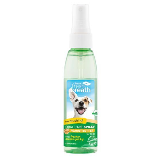 Tropiclean Fresh Breath Peanut Butter Oral Care Spray Dog 1X4Oz