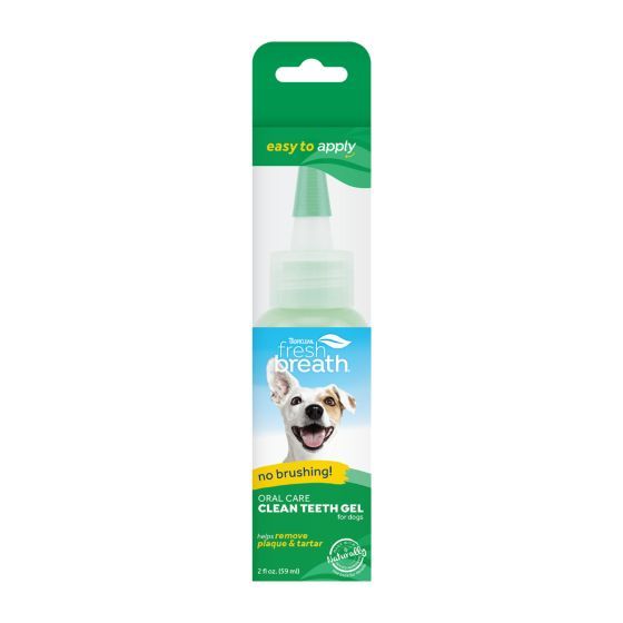 Tropiclean Fresh Breath Clean Teeth Oral Care Gel Dog 2Oz