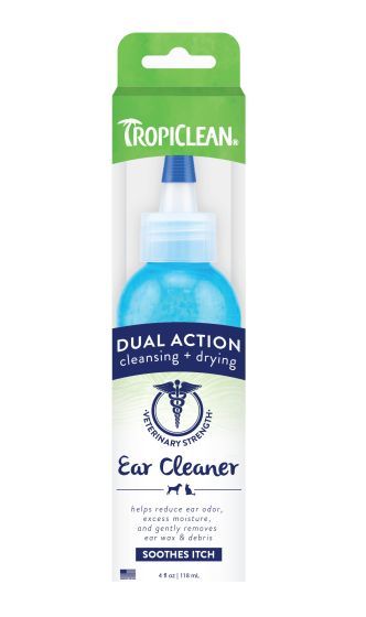 Tropiclean Dual Action Ear Cleaner Dog 4Oz