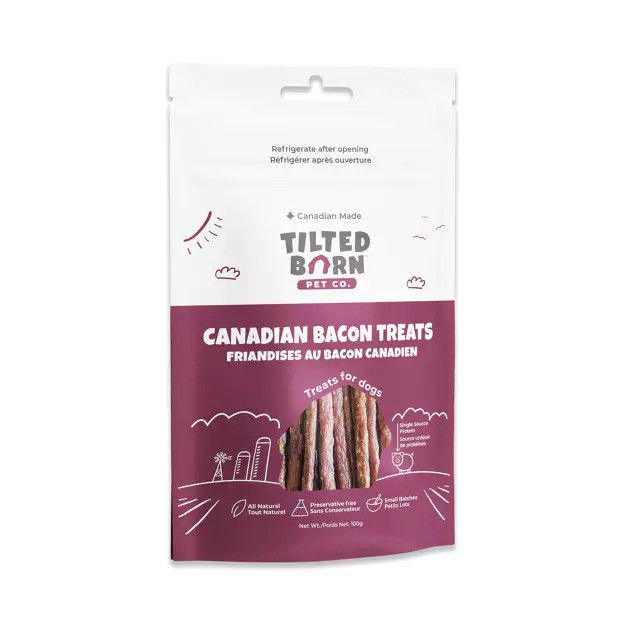 Tilted Barn Canadian Bacon Treat 100g
