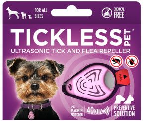 Tickless Pet Classic Medallion (Pink)