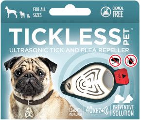 Tickless Pet Classic Medallion (Beige)