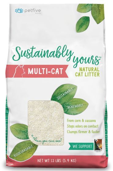 Sustainably Yours Natural Biodegradable For Multicat Households Cat 13lb