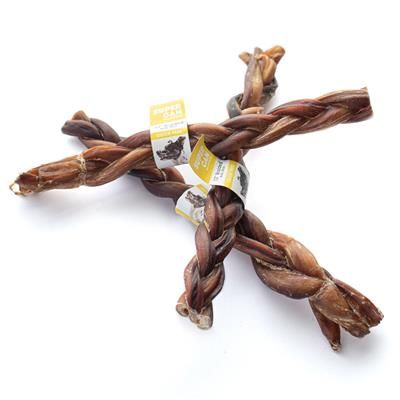 Super Can 18&quot;-21&quot; Braided Bully Stick Odour