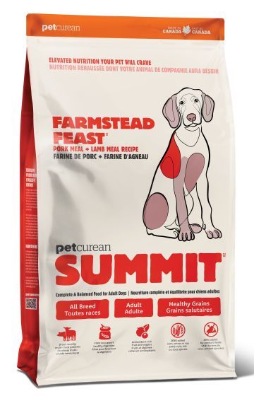 Summit Farmstead Feast Pork and Lamb Meal Adult Dog Food 25 lb