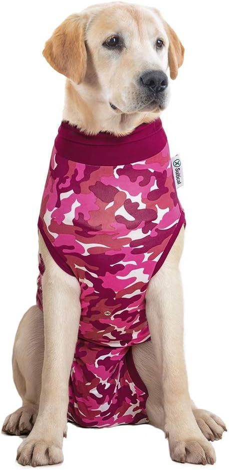 Suitical Recovery Suit Pink Cam Dog Xl