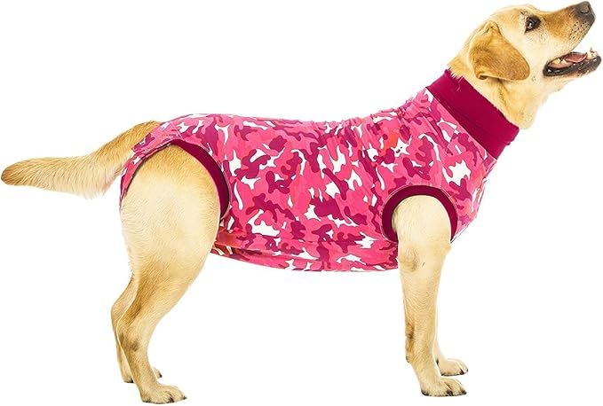 Suitical Recovery Suit Pink Cam Dog M+