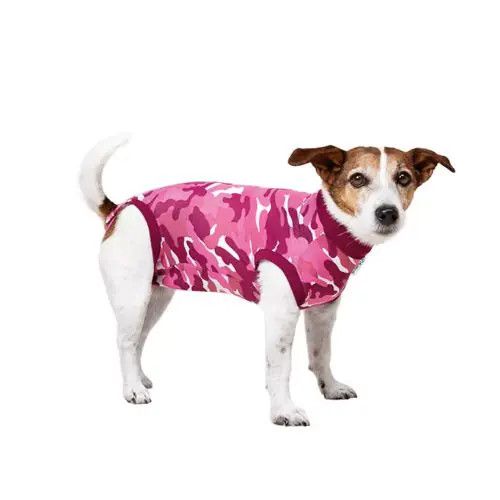 Suitical Recovery Suit Pink Cam Dog XS