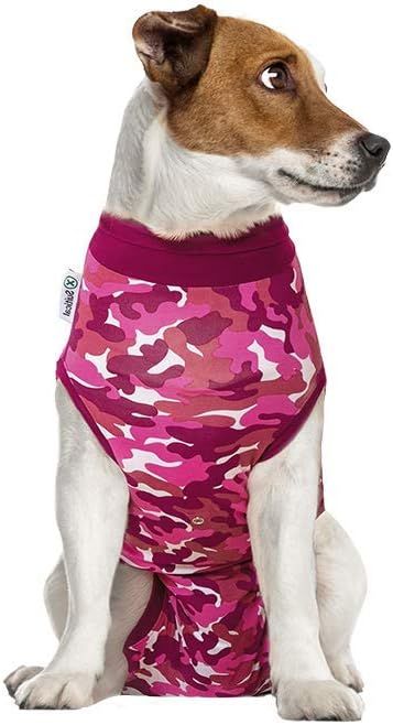 Suitical Recovery Suit Pink Cam Dog Sm
