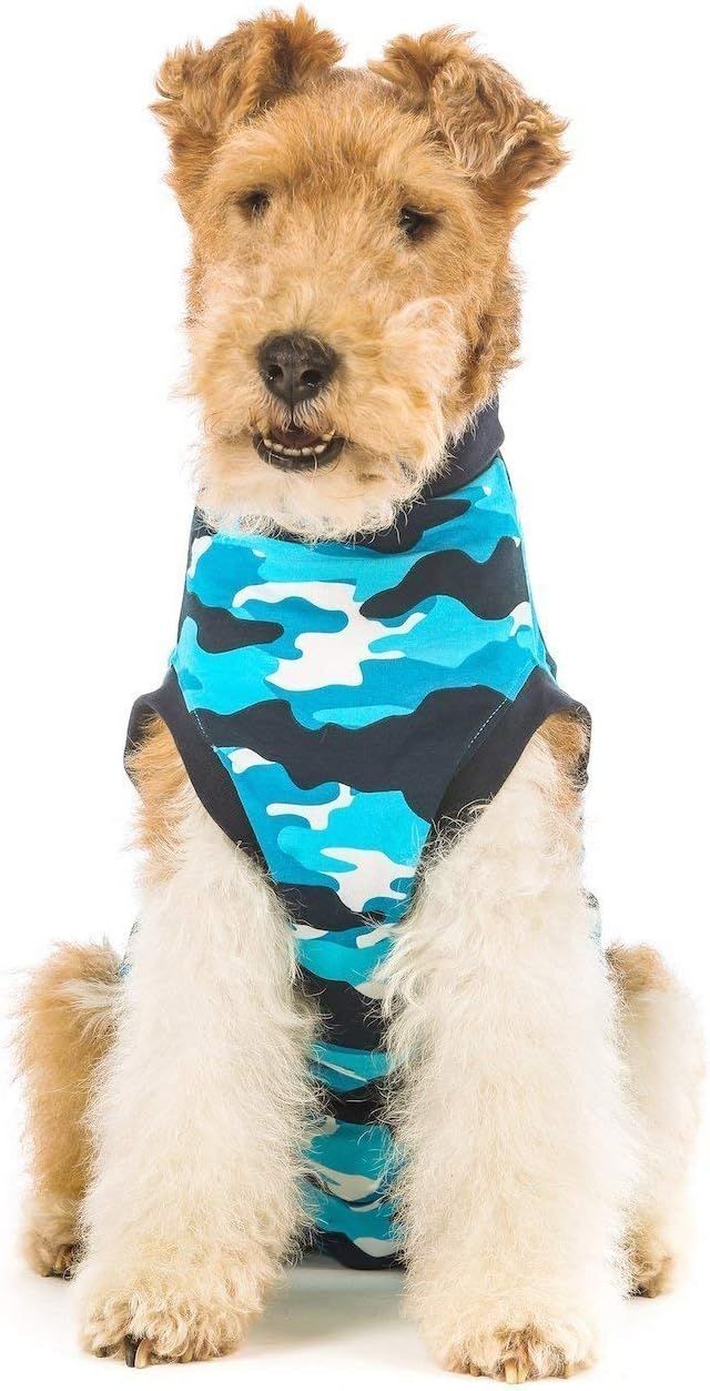 Suitical Recovery Suit Blue Cam Dog S+