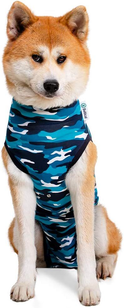 Suitical Recovery Suit Blue Cam Dog 2XL