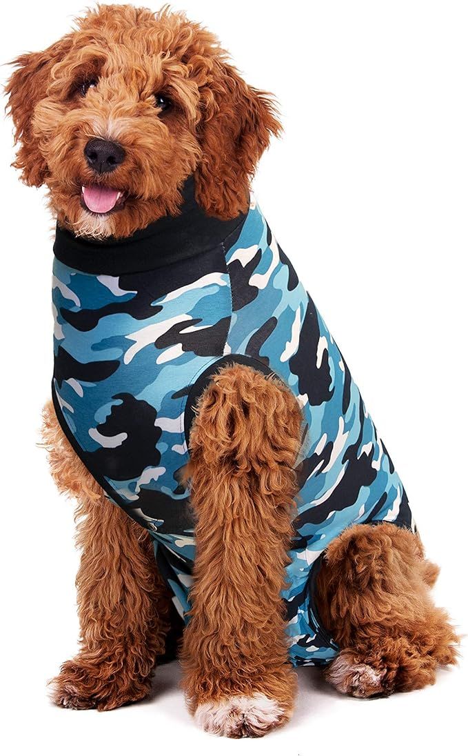 Suitical Recovery Suit Blue Cam Dog M+