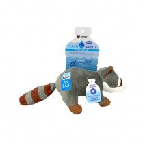 Spunky Pup Clean Earth Plush Raccoon Large