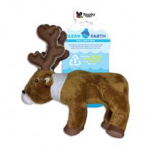 Spunky Pup Clean Earth Plush Caribou Large