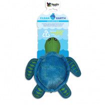Spunky Pup Clean Earth Plush Turtle Large