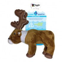 Spunky Pup Clean Earth Plush Caribou Small