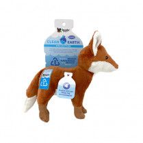 Spunky Pup Clean Earth Plush Fox Large