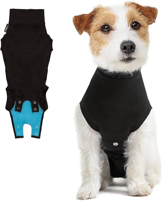 Suitical Recovery Suit Dog Black 2xs