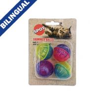 Spot Shimmer Balls Cat Toy 4Pk